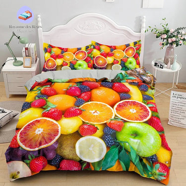 Housse de Couette Mélange de Fruits